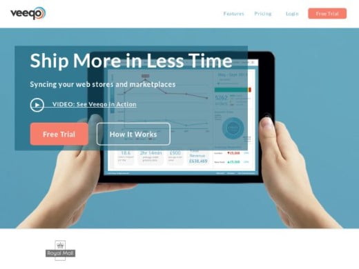 موقع Veeqo منصة لتنظيم التسوق عبر الانترنت