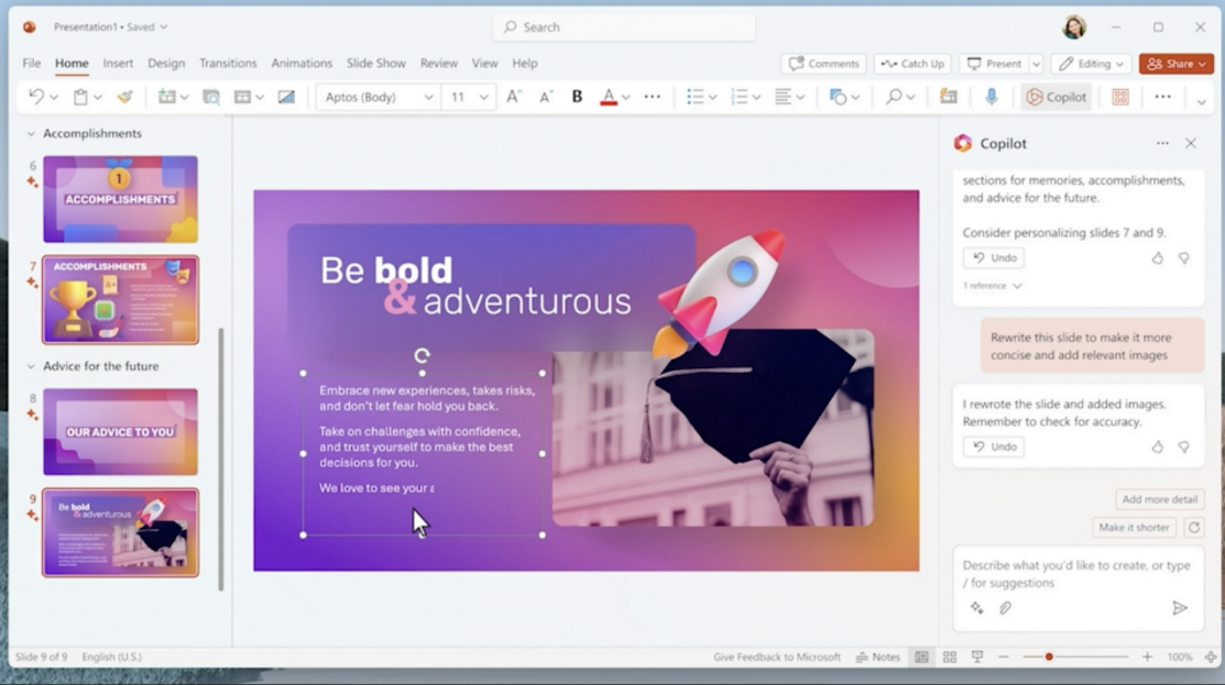 مايكروسوفت تحسّن برامج الأوفيس باستخدام الذكاء الاصطناعي 4