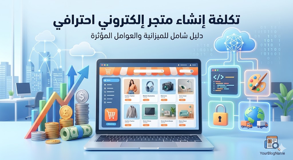 تكلفة إنشاء متجر إلكتروني احترافي