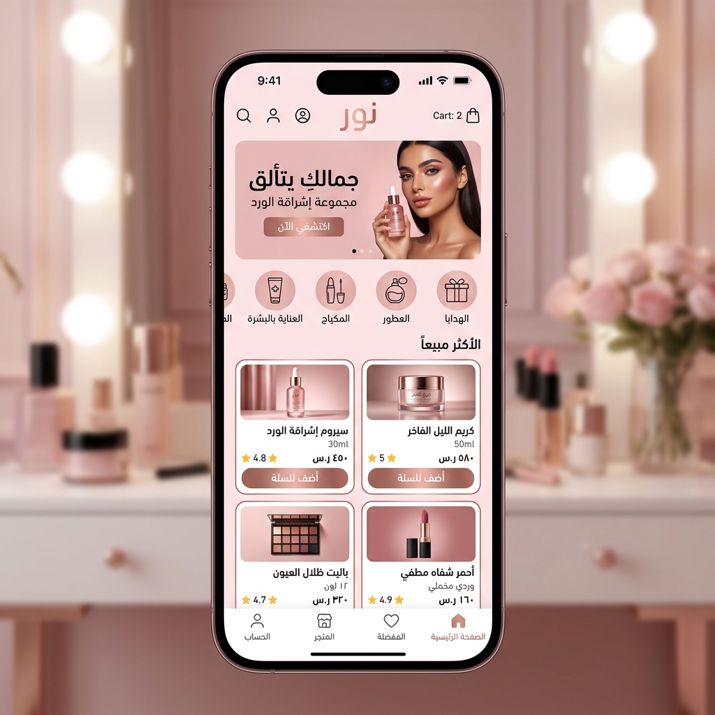 منصة التجميل الفاخرة