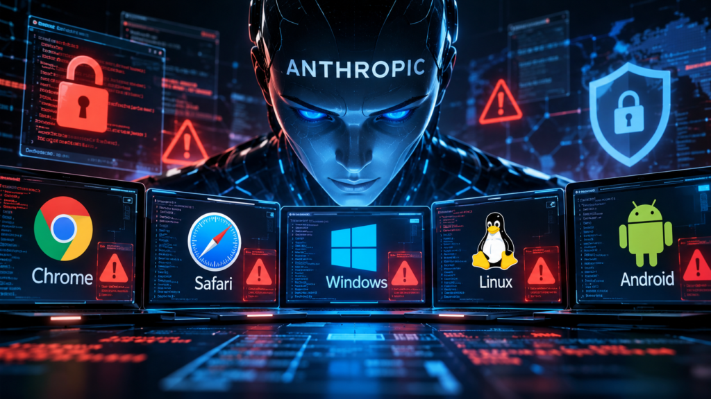 نموذج ذكاء اصطناعي من Anthropic يكتشف ثغرات خطيرة في Chrome وWindows وLinux